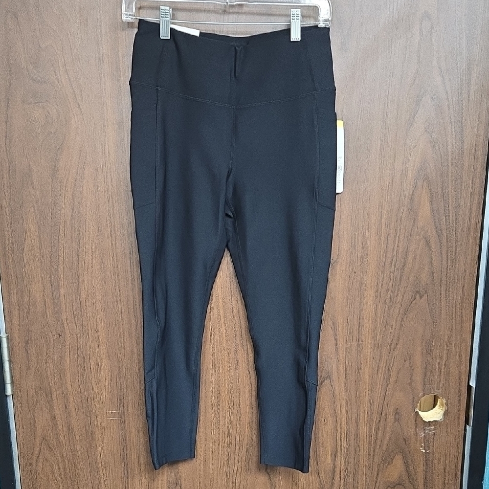 Mondetta Size S Black High Waisted Active Capri Leggings